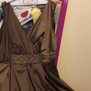 Beautiful brown simmer dress